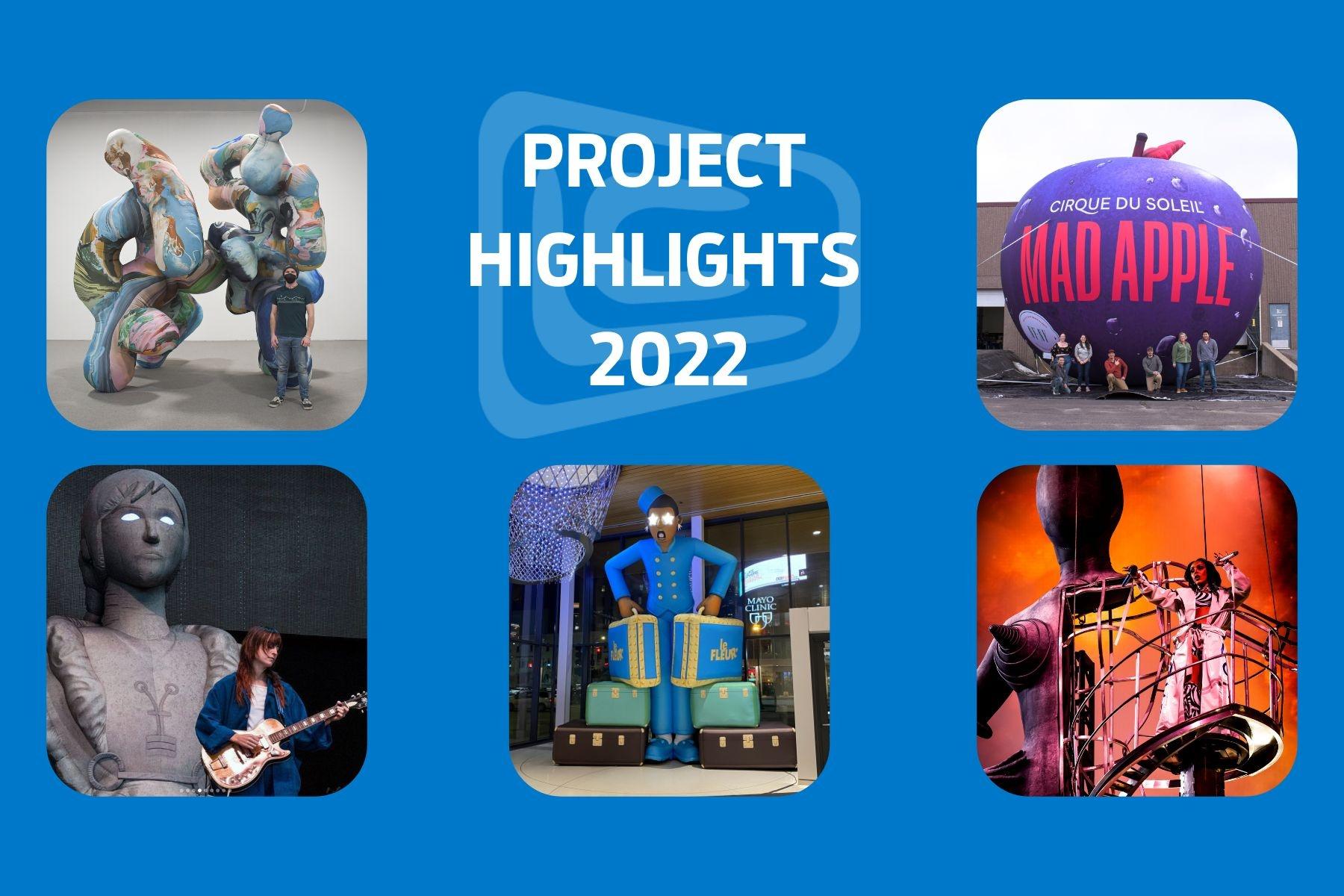 Project Highlights 2022 - Our Picks for Custom Inflatable Shapes