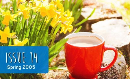 landmarketing issue 14 cover spring tulips and coffee