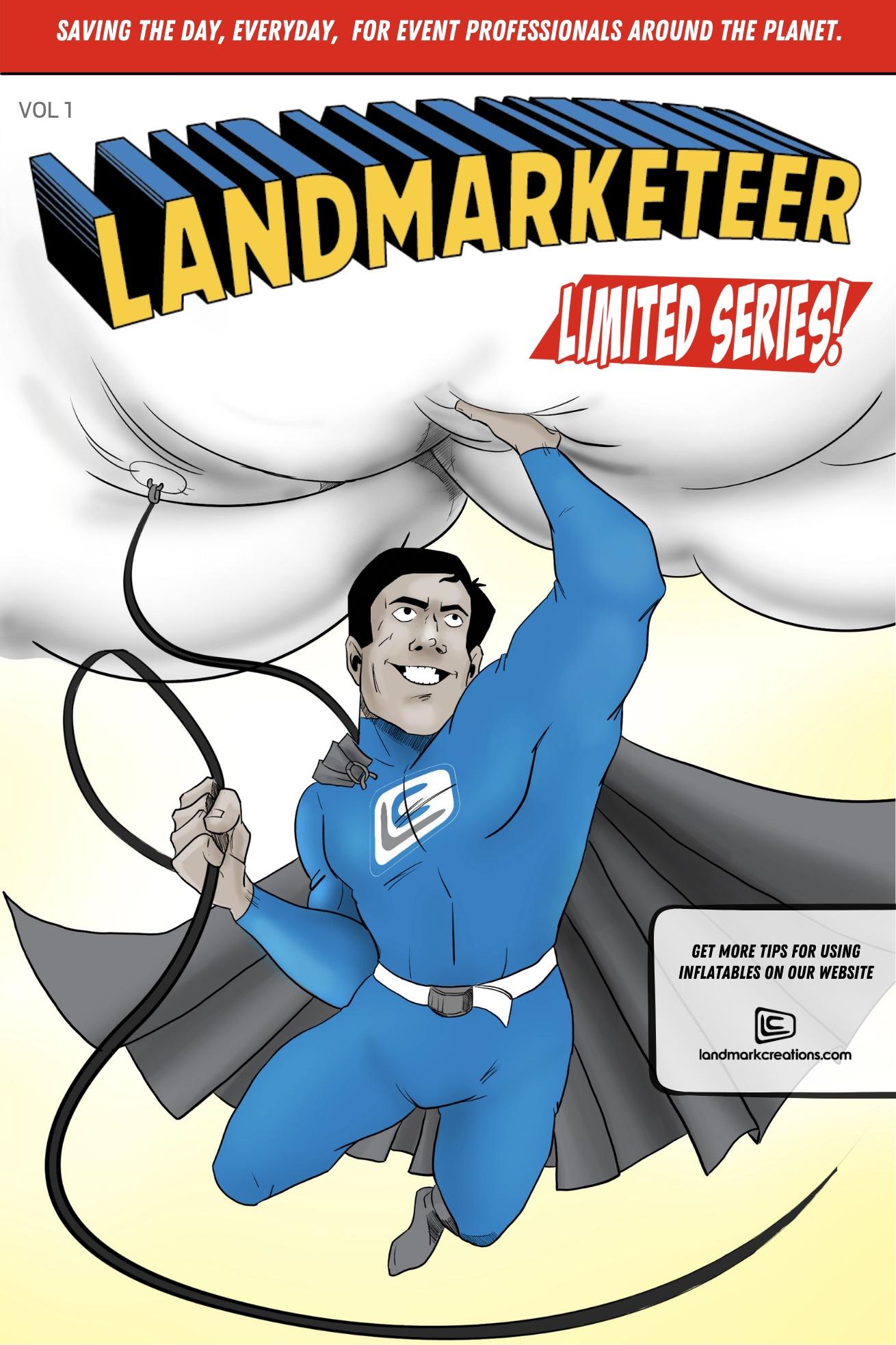 Cover Landmarketeer Vol 1 - Tips for Installing Custom Inflatables