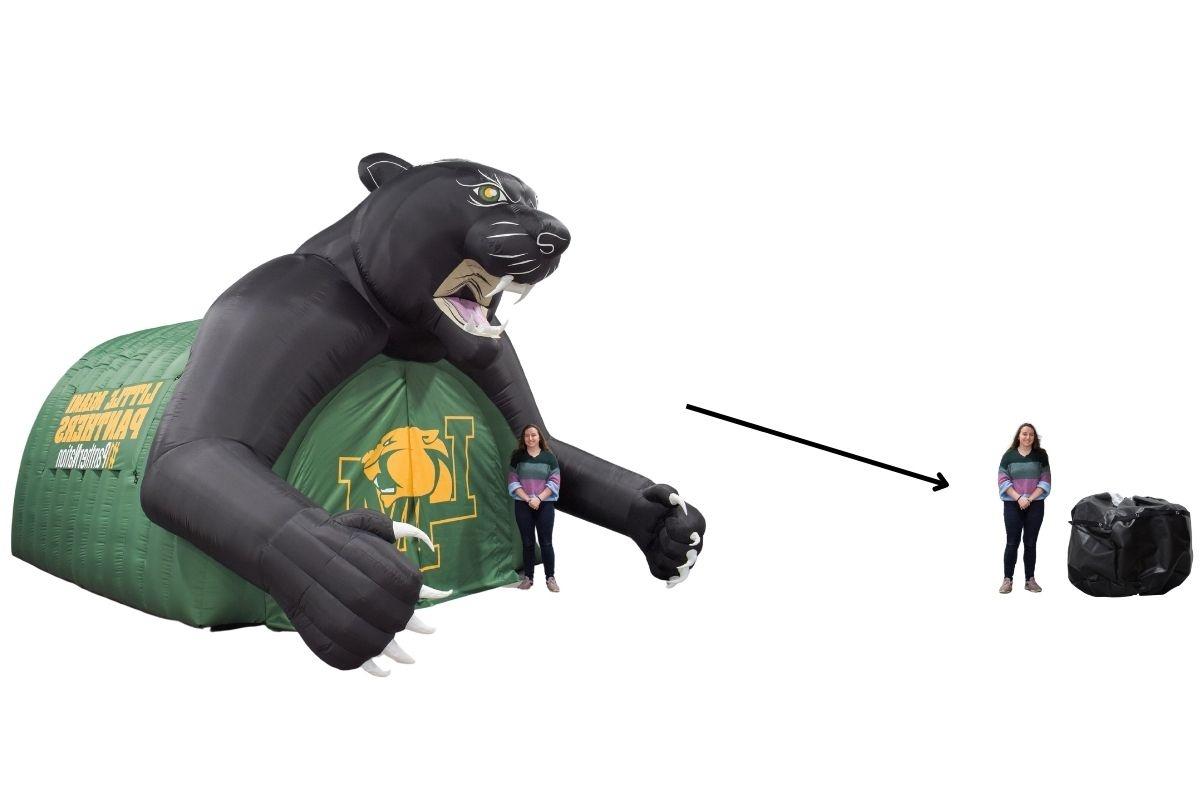 Inflatable Displays Have a Smaller Carbon Footprint by Design