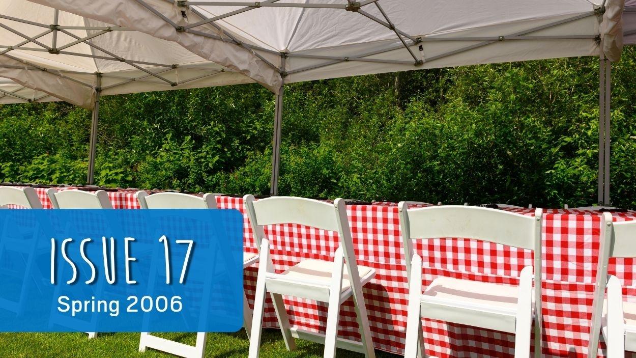landmarketing issue 17 cover spring picnic table