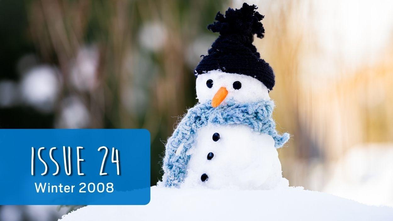 landmarketing issue 24 cover winter snowman