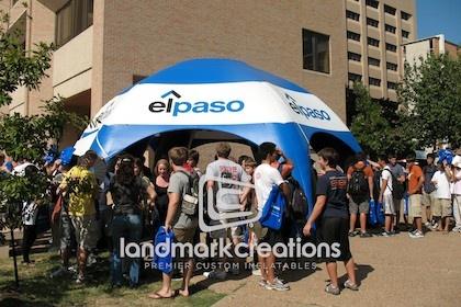 El Paso Inflatable AirTent at Community Event
