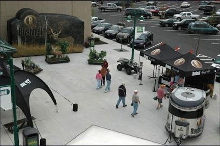 Bushnell Inflatable Billboard at Retail Location