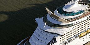 Inflatable Horns on Cruise Ship