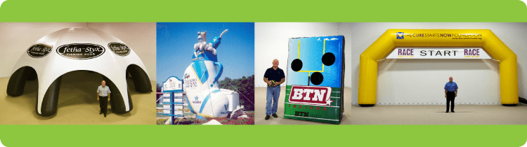 Custom Inflatables Used at Marketing Events