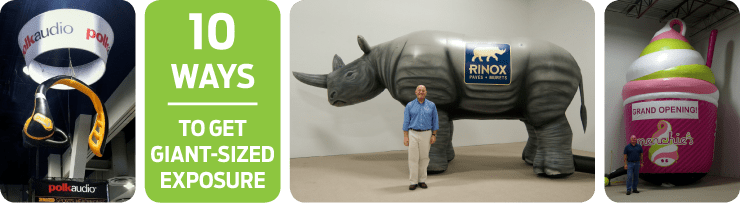 Advertising Inflatables at Trade Shows and Marketing Events