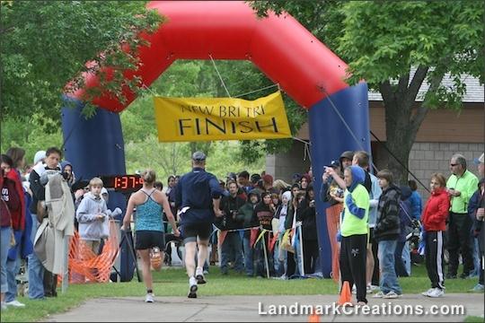Vacation Sports Inflatable Finish Line at Race Event