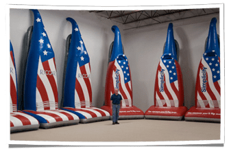 Tacony Corporation's Inflatable Patriotic Vacuums