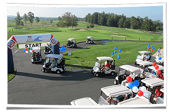 Rite Aid Inflatable Arch at Annual Children's Miracle Network Golf Tournament
