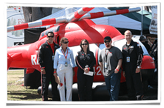 REACH Air Medical Services' Inflatable Helicopter