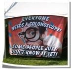 Inflatable Colon Banner
