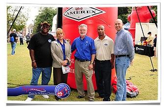 Inflatable Fire Extinguisher at Fire Safety Carnival