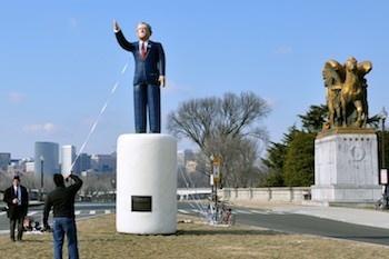 George W. Bush Inflatable Statue
