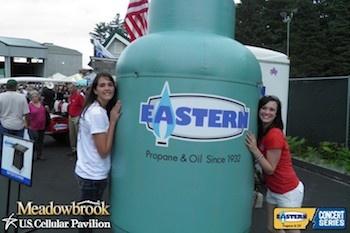 Eastern Propane's Inflatable Propane Tank at Community Event