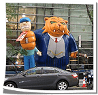 Fat Cat at Teamsters Protest