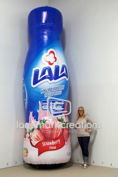 Inflatable LALA Yogurt Bottle Replica