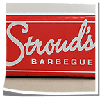 Stroud's Barbeque Inflatable Logo