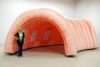 Huntsman Cancer Institute's Inflatable Colon