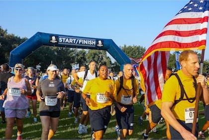 Wounded Warrior Archway at 8K Fundraiser