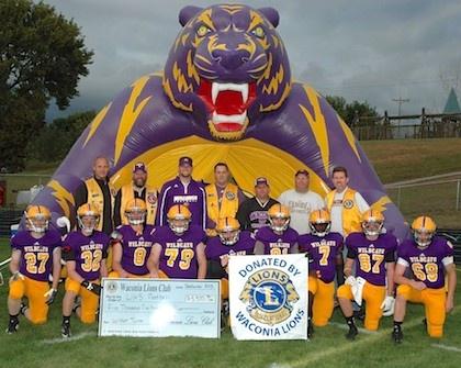 Waconia Wildcat Inflatable Sports Tunnel