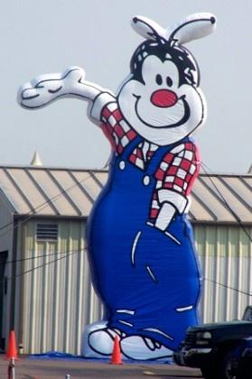 Inflatable Flea Mascot