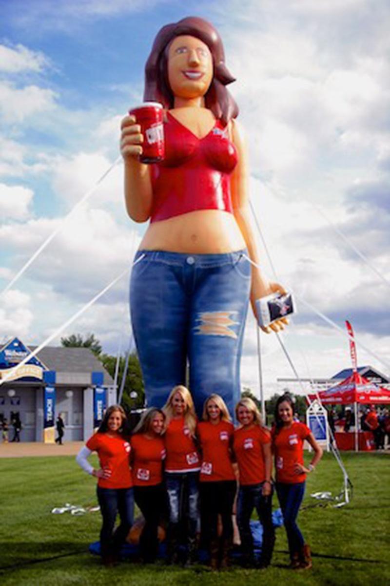 Inflatable Cowgirl