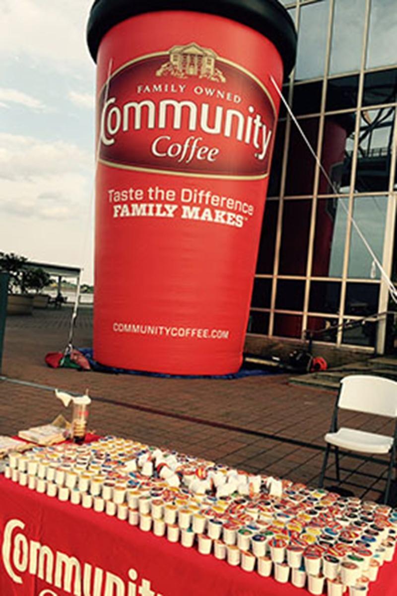 Community Coffee Inflatable Replica
