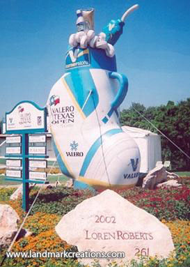 Inflatable Golf Bag at Valero Texas Golf Open