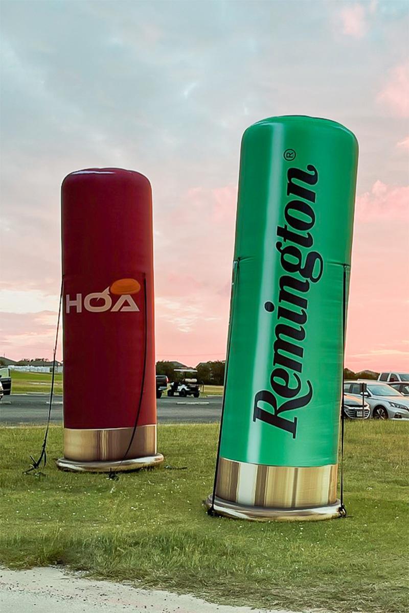 giant inflatable shotgun shell replicas for Remington