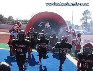 Fort Worth Falcons Inflatable Football Tunnel