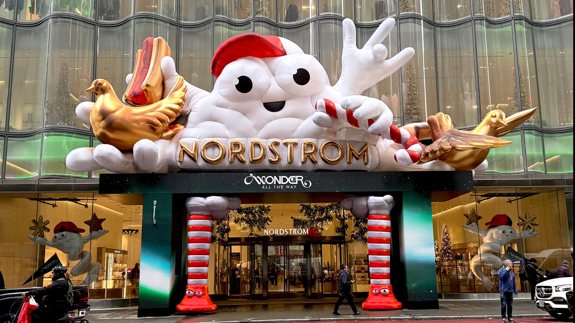 Giant Inflatable Bizz at Nordstrom NYC